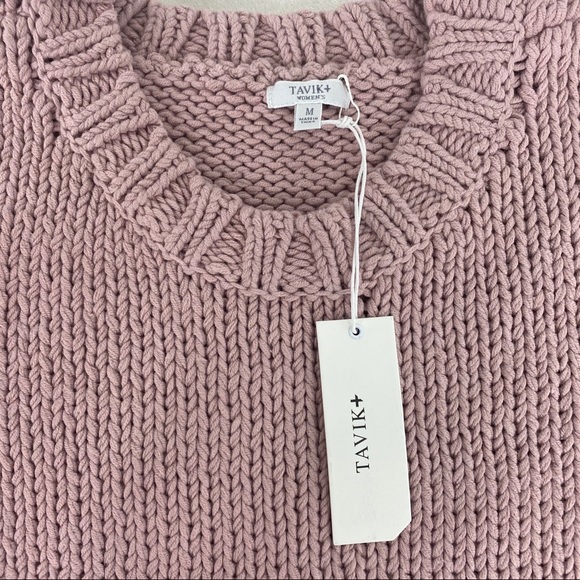 NWT Tavik Paris Sweater Blush Pink Size M - Picture 10 of 13